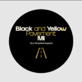 Black and Yellow Pavement of MI