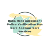 Baba Rent Agreement Police Verification Pan Card Aadhaar Card Services