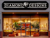 Local Business Diamond Designs in Orange 