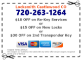 Locksmith Castlewood CO