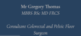 London Consultant Colorectal Surgeon