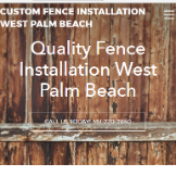 Fence Builders West Palm Beach