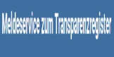 Transparenzregister Meldung