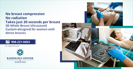 3D Whole Breast Ultrasound Custom-designed for women with dense breasts