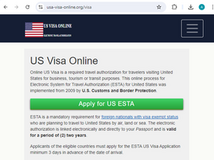 VISA FOR GREEK CITIZENS -United States  United States of America - ESTA Visa - Immigration Office for USA Visa Online - Κέντρο Αίτησης Μετανάστευσης Βίζας Αμερικής ESTA