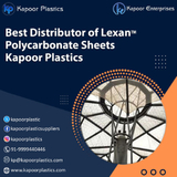 Best Distributor of Lexan Polycarbonate Sheets - Kapoor Plastics