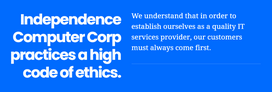 With a High Code of Ethics and Flexible  IT Company in NY!