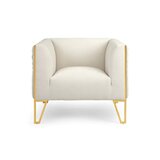 Shop Daria Accent Chair - Matte Gold | Ella and Ross