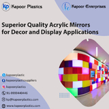 Superior Quality Acrylic Mirrors for Decor and Display Applications