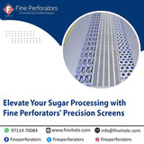 Elevate Your Sugar Processing with Fine Perforators' Precision Screens