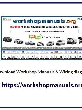 Workshop Manuals